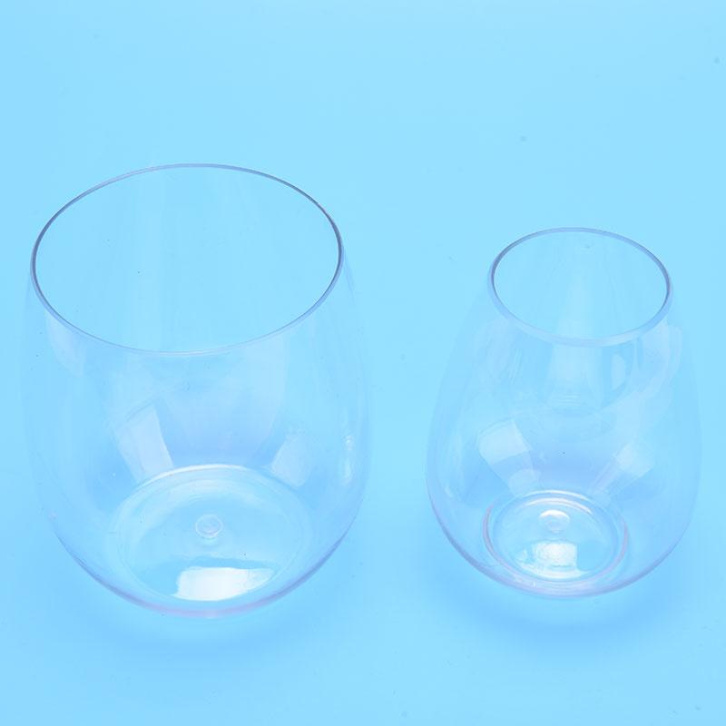 4 stk/sett Knusesikre vinglass Uknuselige Pet Rødvinstumlere Glasskopper