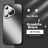 Phone Case for Huawei Pura70pro, for Huawei Pura70 Pro+, Frosted Full Coverage Ultra-Thin Shockproof Anti-Fingerprint Case - Graphite Black