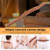 Wood Massage Roller Stick 31 Beads Handheld Lymphatic Drainage Tools Fascia Blaster Stomach Cellulite Massager for Neck Back Leg