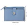 Cute Credit Card Holder Bags Solid Color PU Leather Small Wallet Mini Coin Purse Women Fashion Purse Money Bag Storage Pouch