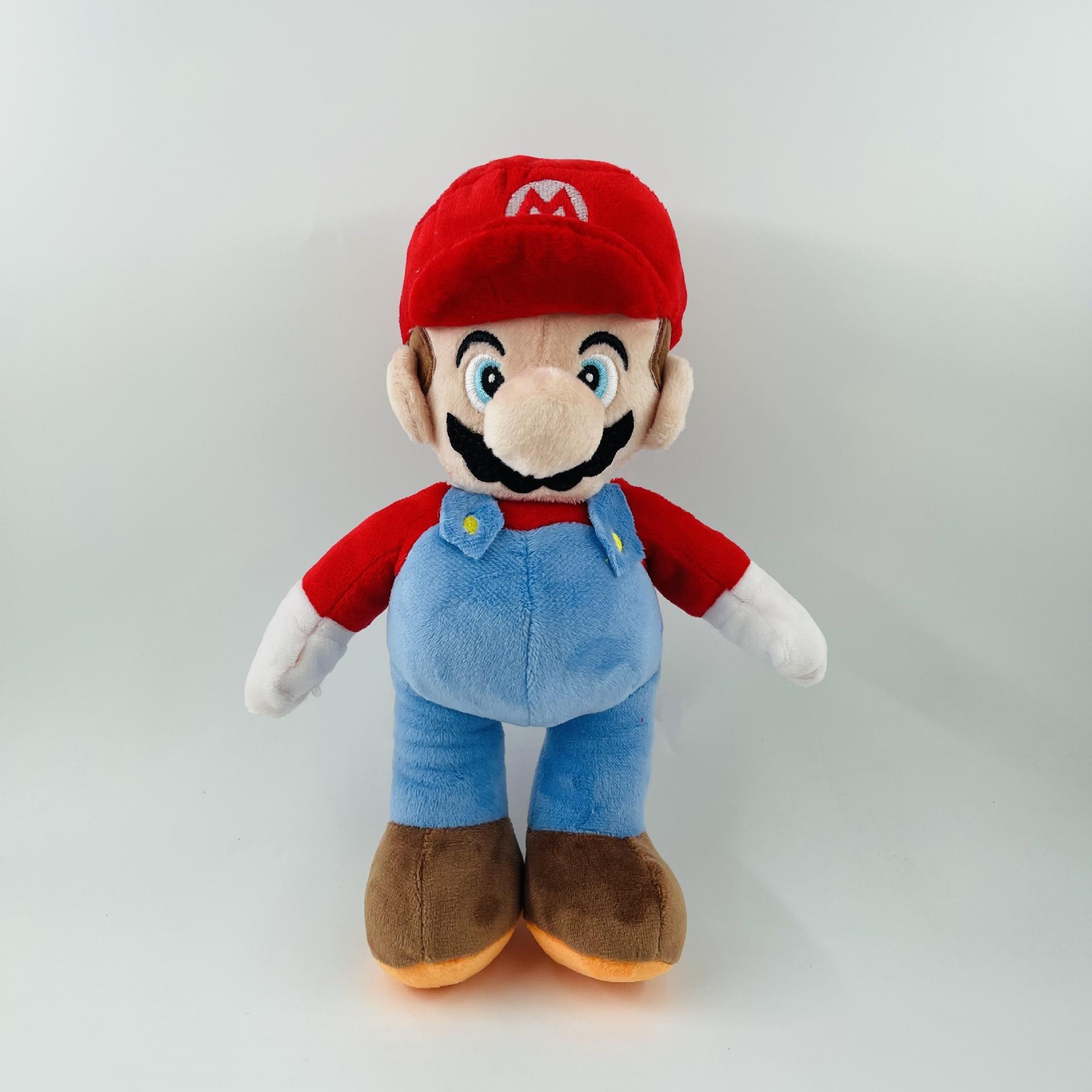 New Dolls 25cm Medium, Mary, Mario, Red Hat Standing Mary Plush Doll, Toy Doll 25cm