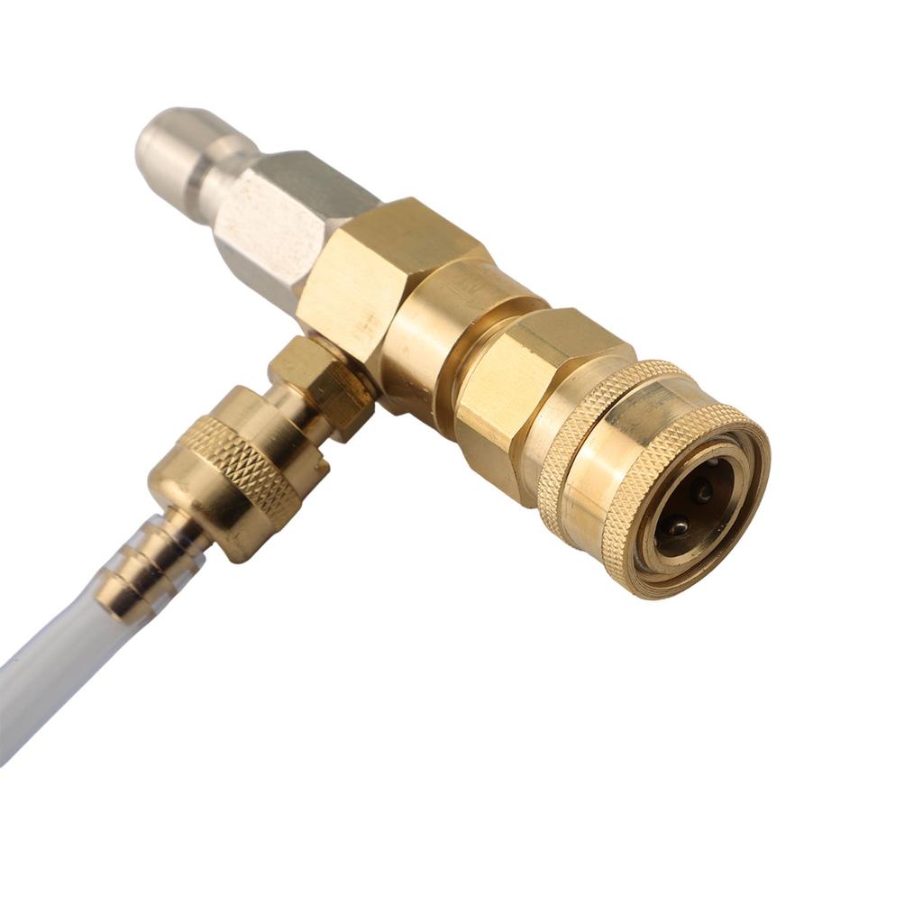 4000 PSI Pressure Washer Soap Injector Downstream Power Washer 3/8inch Quick Connector Cleaning Tool Accessories