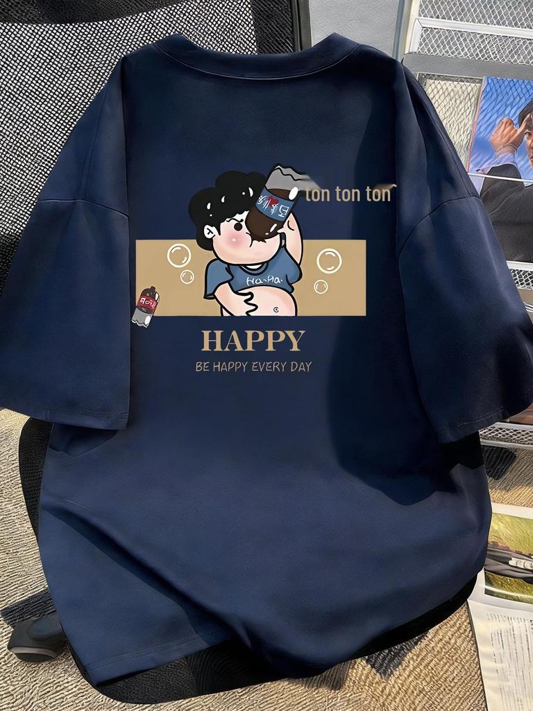 Chic Loose Fit Cotton T-shirt - Women's High-End Summer 2026 Design