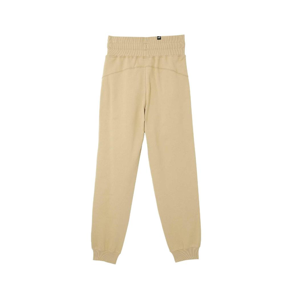 Puma Logo Design High Waist Casual Pants Women Bottoms Camel 679595-84