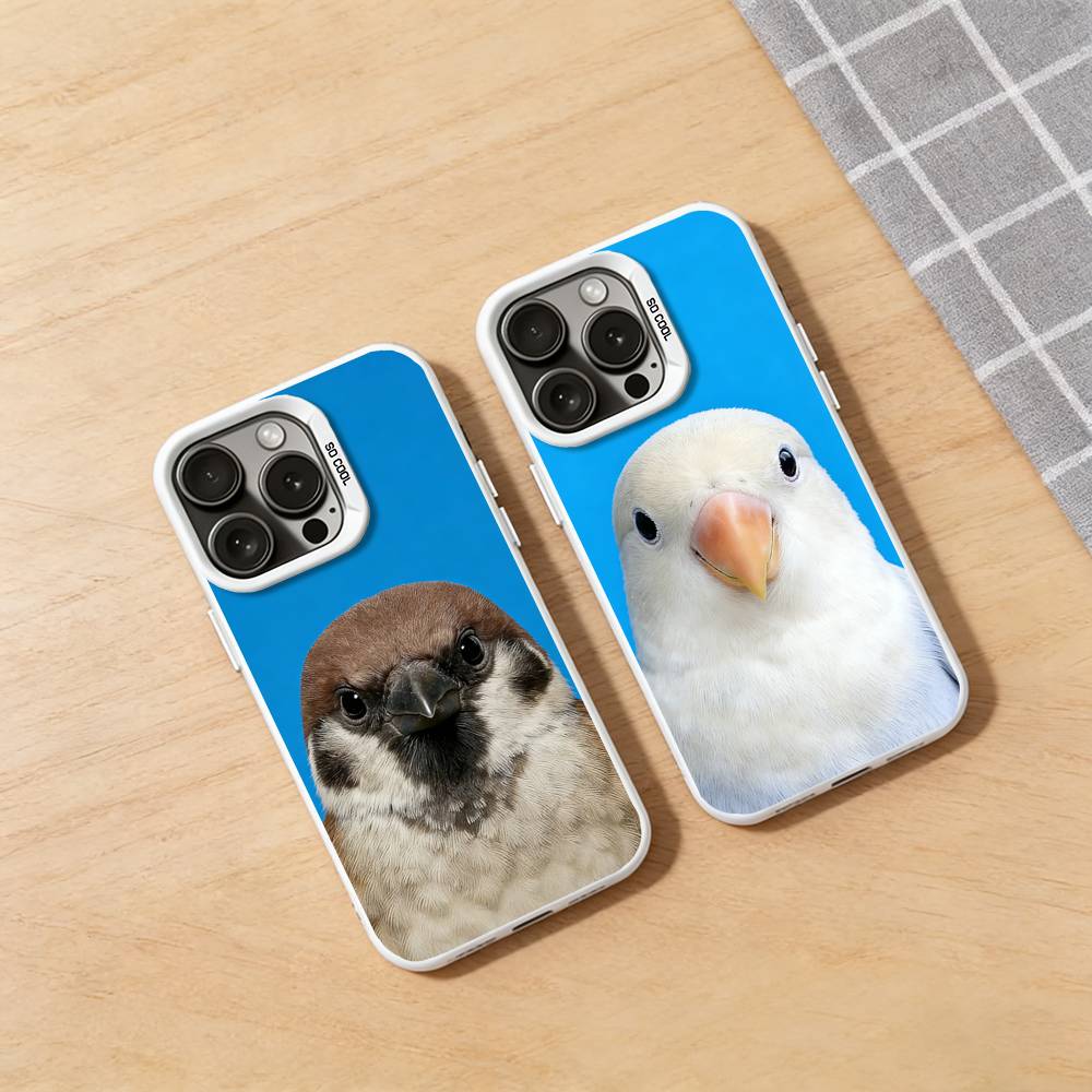 Funny Bird Photography Phone Case for iPhone 17 16 Pro Plus 15 14 13 Max Mini 12 11 X XS Air Fashion Bumper