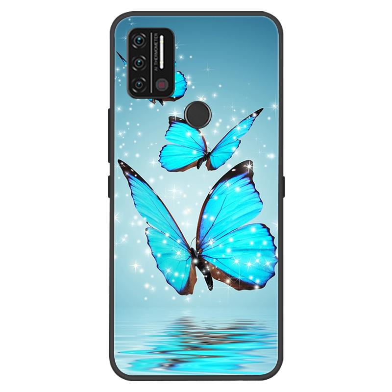 Custodia Per Umidigi A7 A9 Pro Custodie Morbido Silicone Protezione Stampa Coperture Nere per Umidigi A9 A7 Pro Funda Coque A9Pro A 9 Capa