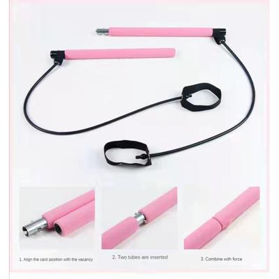 Pilates Sticks, Multifunctional Fitness Sticks, Pilates Equipment, Yogis Home Elastic Training Rally Device, Pull Rope