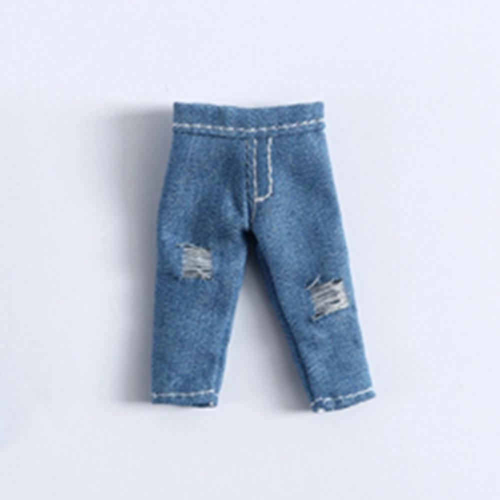 OB11 Baby Clothes BJD Doll Clothes Jeans Ripped Pants Obitsu 11 molly 1 / 12bjd GSC P9 Body Doll Accessories Costumes