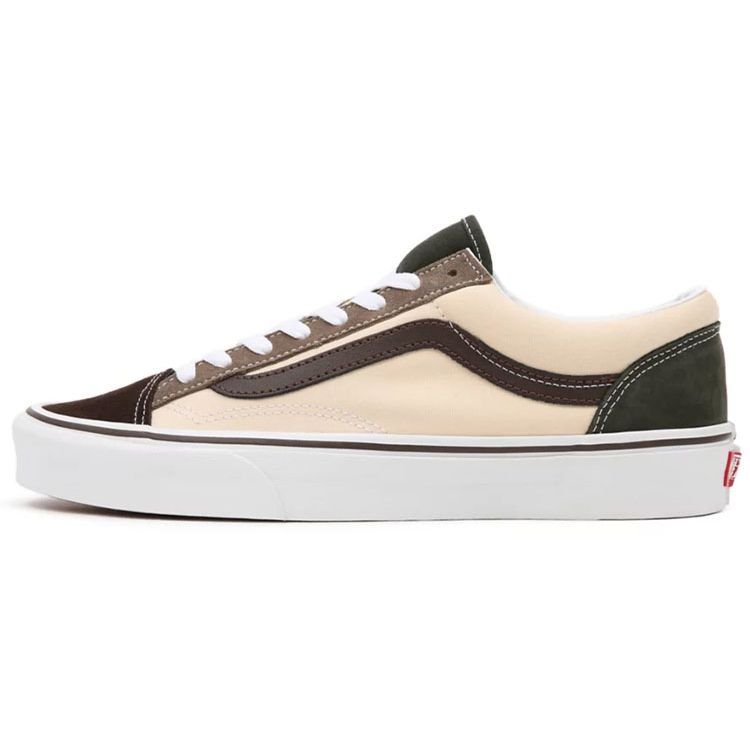 Vans Style 36 Color Block Unisex Low Top Sneakers Khaki Brown VN0A54F6B91