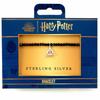 Harry Potter Semi Precious Stone Bracelet with Sterling Silver Deathly Hallows Charm