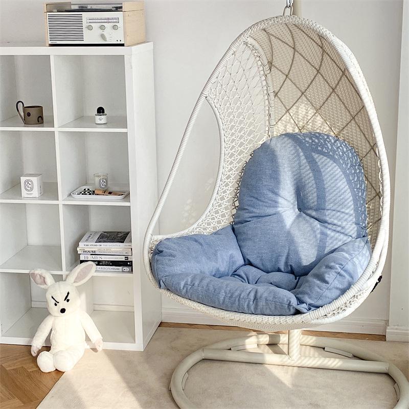 Thickened Cushion for Hanging Chair: Backrest for Dormitory, Bedroom, or Balcony Cradle Swing