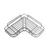 No-Drill Corner Bathroom Storage Shelf - Wall-Mounted Vanity Organizer Rack
