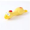 Cute Dog Squeak Toy Latex Chicken Shape Durable Chew for Small-Medium Breeds Interactive Pet Supplies