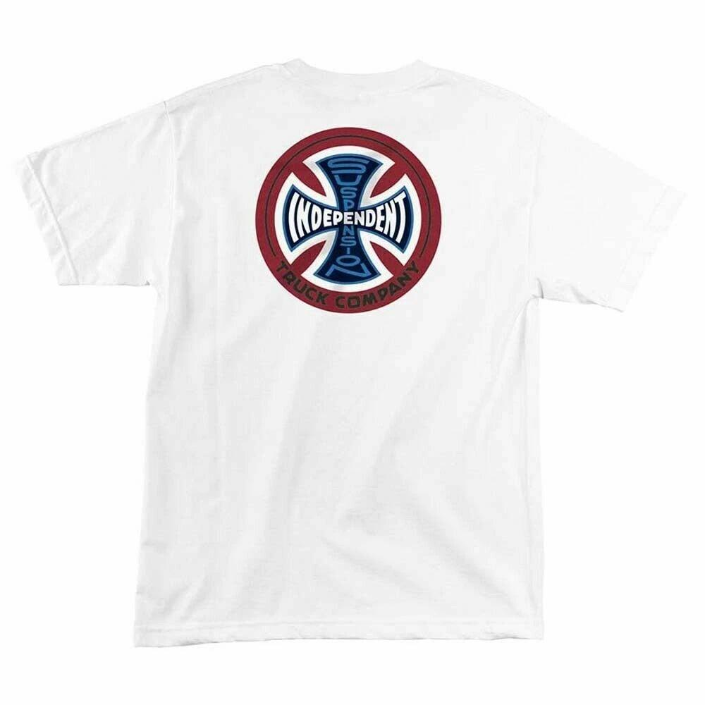 Independent Trucks SUSPENSION SKETCH Skateboard T Shirt WHITE w/RED Logo XXL