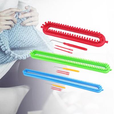 Schalwebstuhl mit Haken Schalstrickgerät für Schal Decken Strickliebhaber