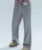 ANNEHEARTS Soft Knit Wide Easy Pants_Melange