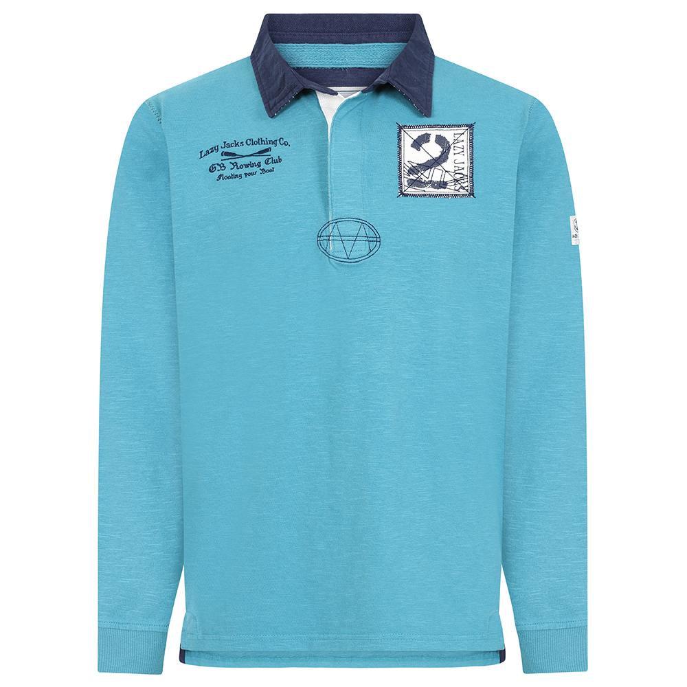Lazy Jacks Mens Contrast Collar Rugby Shirt