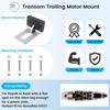 Universal Transom Trolling Motor Mounting Bracket for Kayaks  Backing Plate Mount Bracket for Clamp-on Electric Trolling Motors