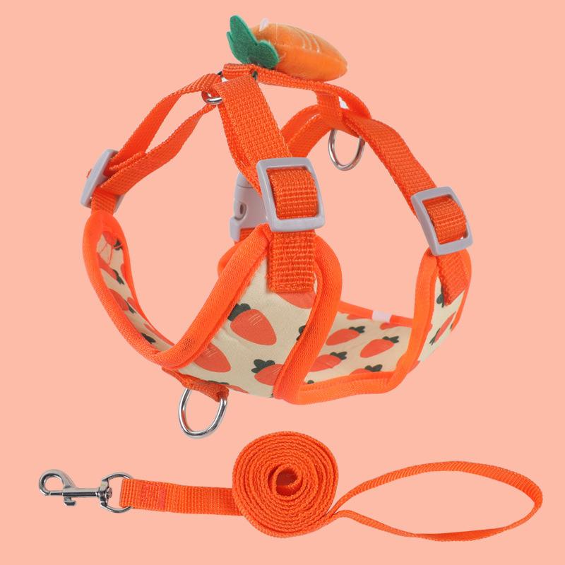 

Комплект из шлейки и поводка для собак. Шлейка в виде жилета для маленьких собак. Дышащая и регулируемая шлейка для кошек и щенков для путешествий на свежем воздухе. M