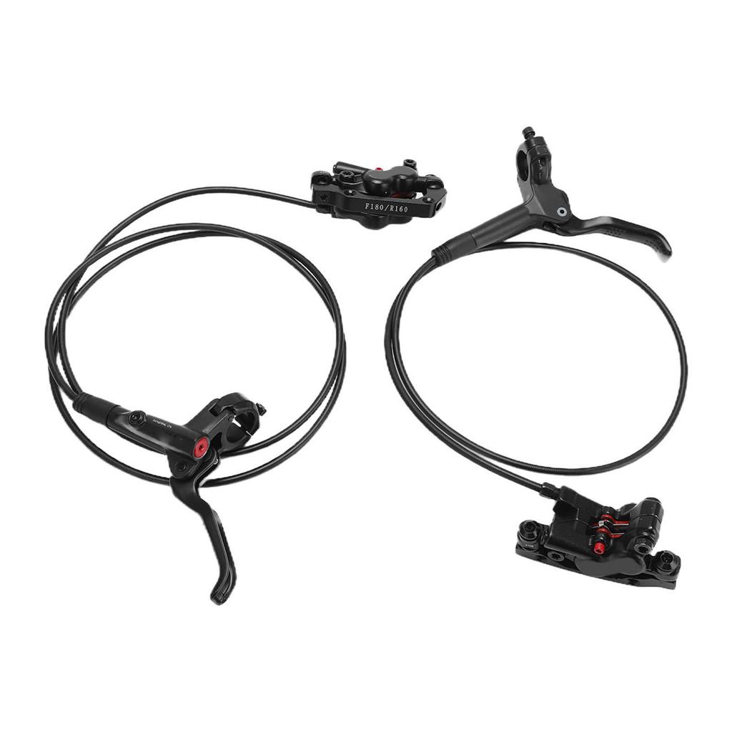 MEROCA M4 MTB Oil Pressure Disc Brakes Kit MT420 Front Rear Calipers 4 Piston with 1 Pair 160mm Disc Brake Rotor