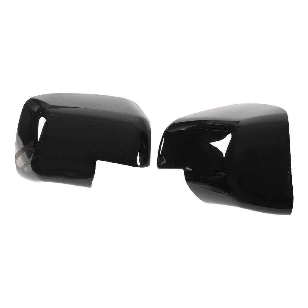 1 Pair Door Rear View Mirror Cover Side Glossy Black Wing Mirror Cap Replacement For Land Rover