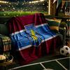 Football Villa Design Throws Blanket Flannel Blankets Plush for Couch Bed Gifts for Men Women Travel picnic blanket Christmas fan gifts