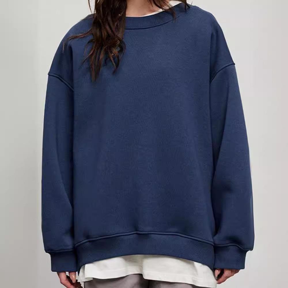 Felpe con cappuccio oversize coreane da donna Autunno Inverno Spesse Calde Felpa in pile Ragazze Streetwear Pullover larghi Y2k