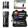 1000Lumens High Power LED Flashlight USB Rechargeable Tactical Light Built-in Battery Outdoor Camping Zoom Handheld Torch