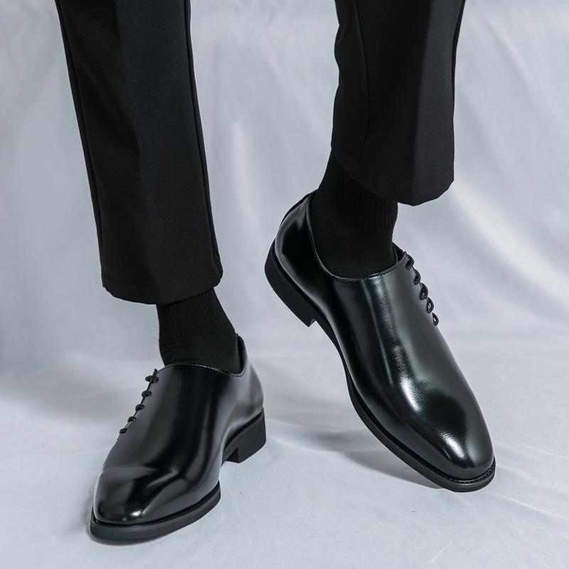 Fashion Luxury designer men's leather shoes Retro gentleman style Fashion party Classic Work Leisure Business Plus Size Slip on New