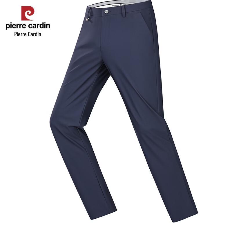 Pierre Cardin Men's Nylon Ice Silk Business Casual Straight Trousers