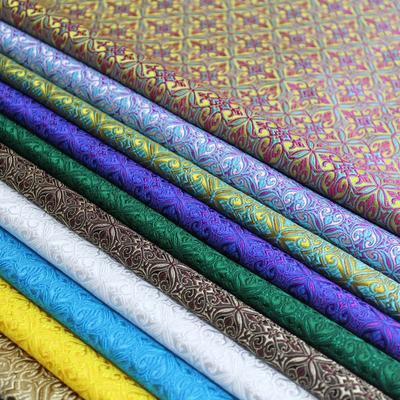 100x75cm Floral Pattern Μπροκάρ Ζακάρ Damask Υφασμάτινη Φούστα Φόρεμα Σκηνής Φόρεμα Ρούχα Παλτό Κουρτίνα Ράψιμο DIY Υφασμάτινη Διακόσμηση σπιτιού