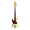 Left-Handed Jazz Bass, Rosewood Fingerboard, Olympic White - American Professional II Series Electric Bass