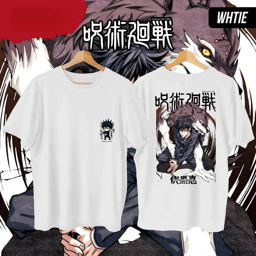 

2026 Cotton Jujutsu Kaisen Y2K Summer Denji T-Shirt Men High Quality Parent-child Fashion Comfortable Fushiguro Megumi Soft T... 5XL різнокольоровий