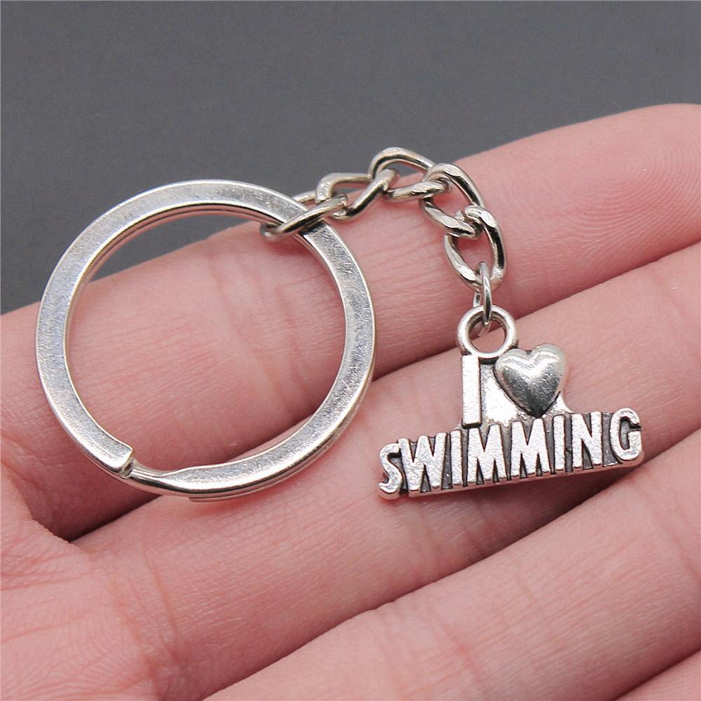 

I Love Letter Tags Heart Keychain for Girls New Arrival Japanese Style Birthday Gift Korean Style Car Key Ring A25-1pcs-22x15mm