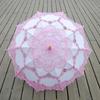 Handgefertigter Brautschirm Baumwoll-Sonnenschirm Spitzen-Schirm für Hochzeit Outdoor Sonne