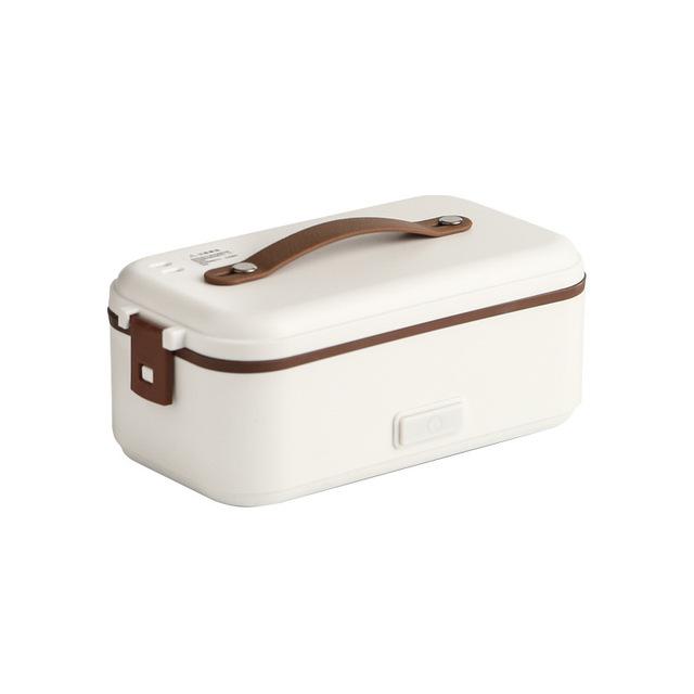 Portable student office worker heated and insulated electric lunch box