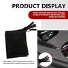 2 pieces of high-density car water tank protection net dust-proof and flocculation-proof radiator protection cover Black