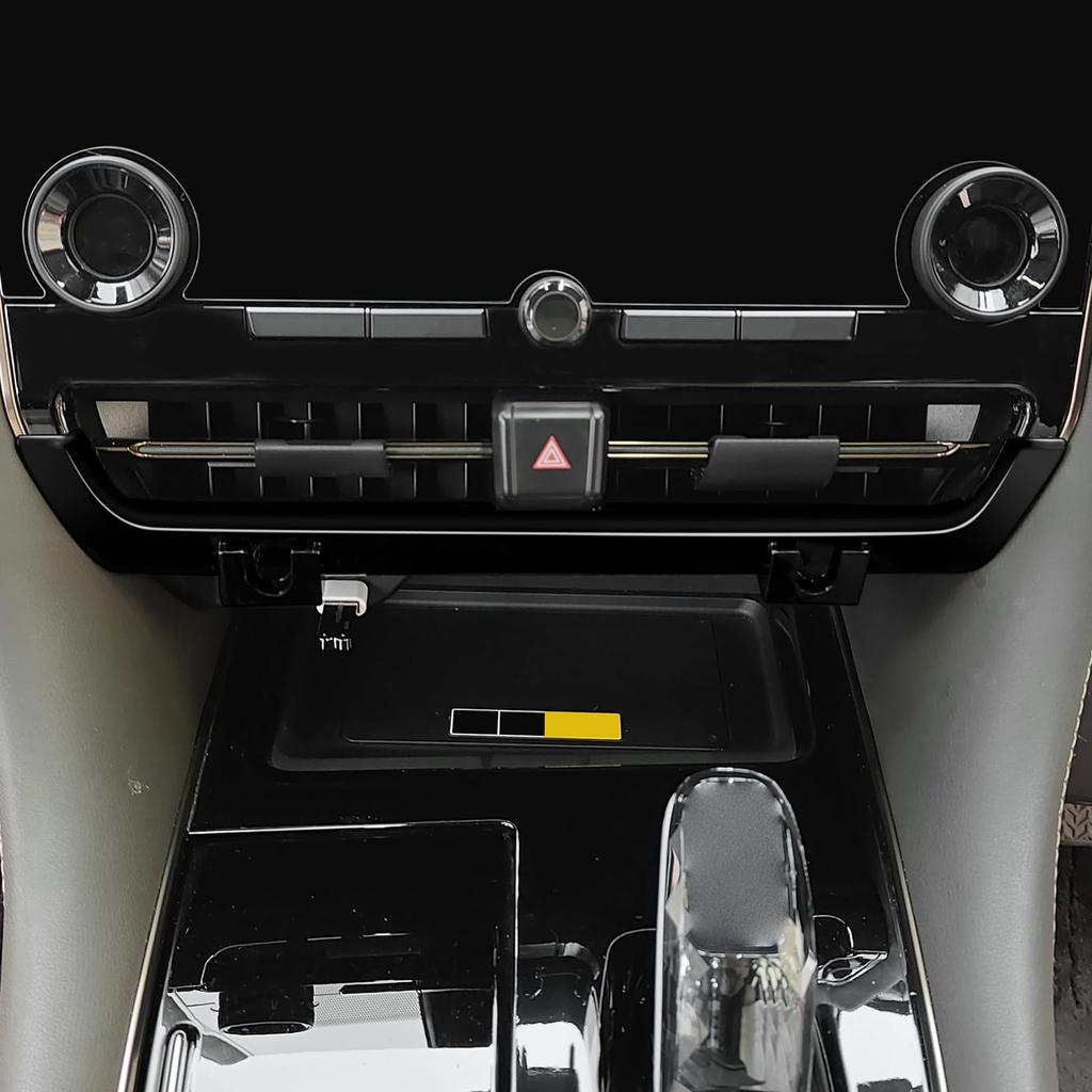 FDAIUN Car Center Console Air Outlet Tray for Toyota Alphard 40 Series and Vellfire 40 Series 2023 Storage Console Easy ABS Scratch and Rattling