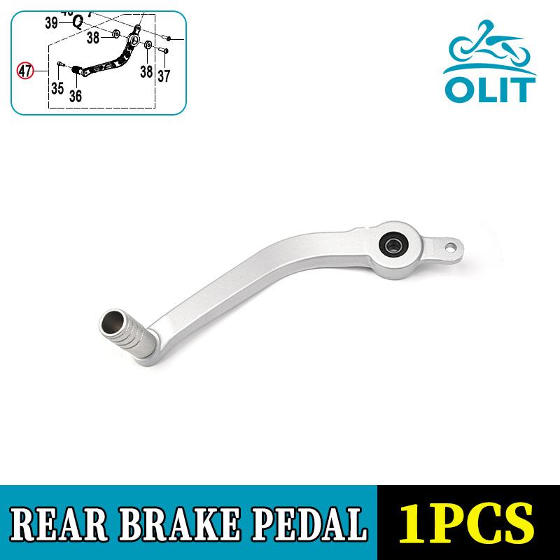 

FOR CFMOTO 450SR Rear Brake Pedal CF400-6 SR450 450 SR Rear Foot Brake Motorcycle Accessories Original Parts 22-25 model