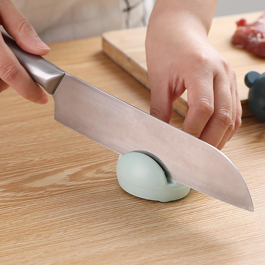 Kitchen Household Sharpener Kitchen Knife Blade Outdoor Mini Portable Multifunction Sharpening Stone Cartoon Ear Frog Shaped