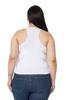 Women's Style Big Size Body Plus Size Halter Neck Mink Body With Draped Front And Sides