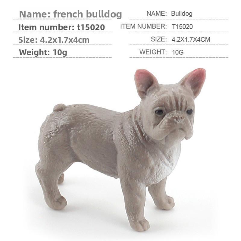 Small Shiba Inu Labrador Collie Bulldog Chihuahua Dog Model Toy For Home Decor And Collectors