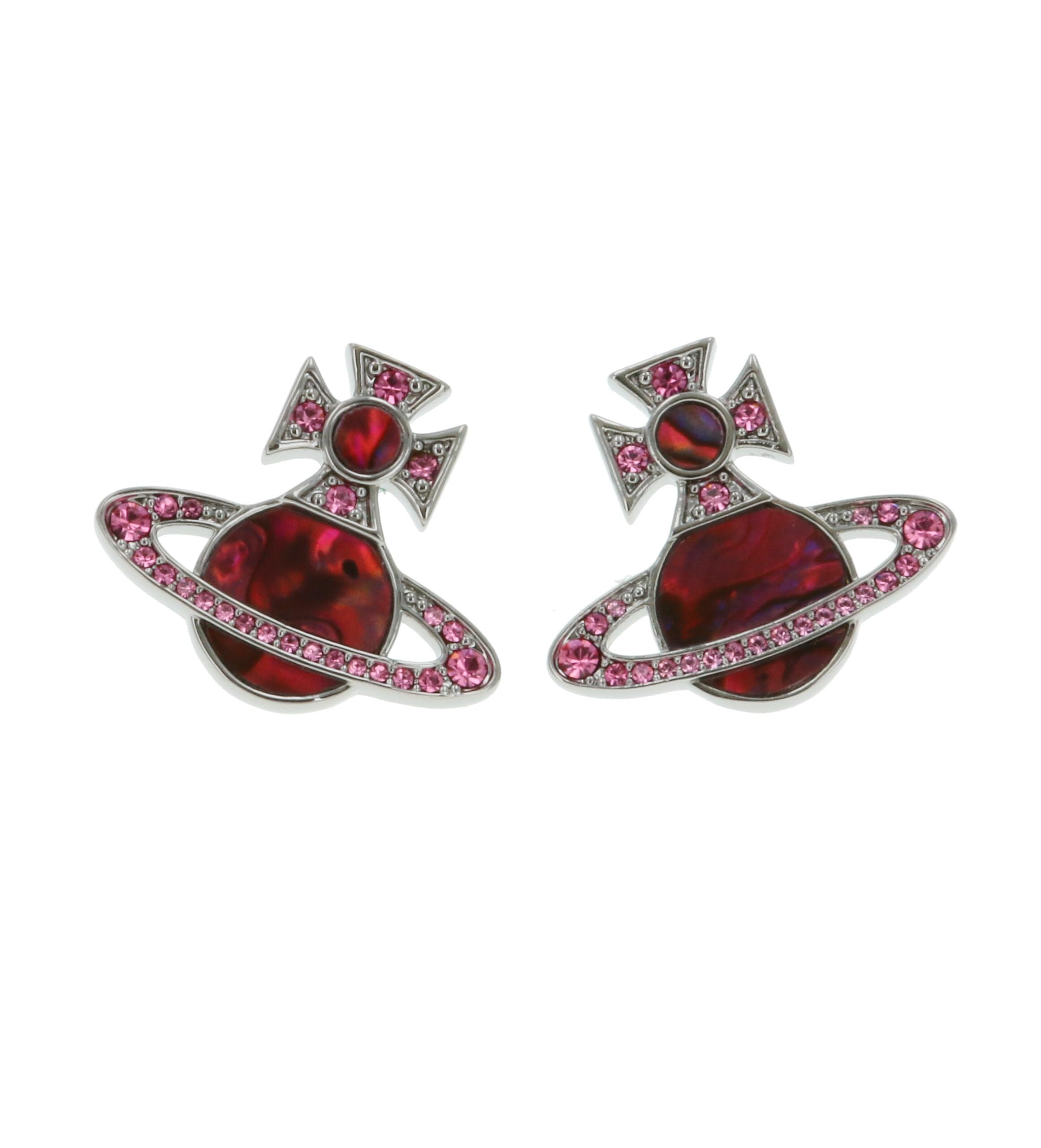 

Vivienne Westwood RINA Earrings Brass Women s 6201036D/02S366 [Used] чорний