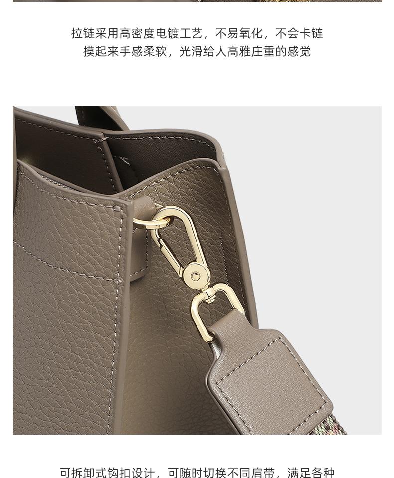 Women's Handbag, Crossbody Bag, High-End Leather Commuting Shoulder Bag