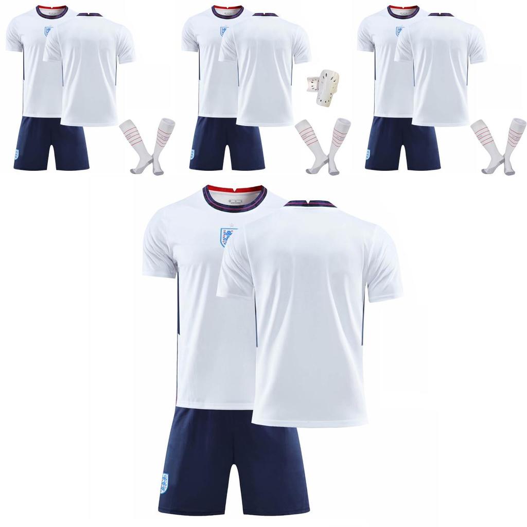 Conjunto Deportivo para el Hogar de Inglaterra Material de Poliéster Cómodo Para Niños y Niñas