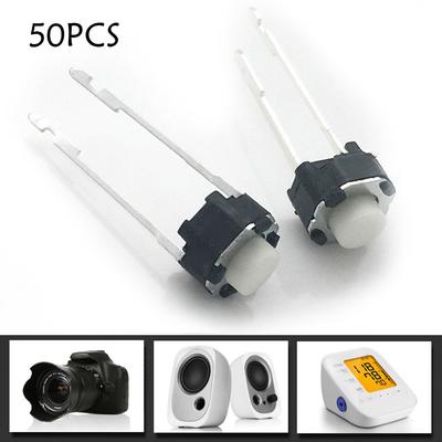 50PCS Professional 2 Pin Push Button Tactile Micro Switch Tact Switch Self-reset Power Switch