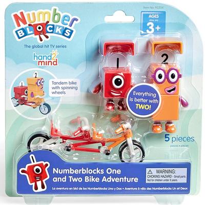 Running Resources Number Bloks Bike Adventure Figure 3-piece Set IN95354 Korean Childrens Toys