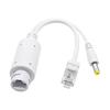 Outdoor Ready 48V to 12V PoE Splitter Adapters, IEEE802.3af, for Surveillances Cameras 12v Not-poe Devices Use
