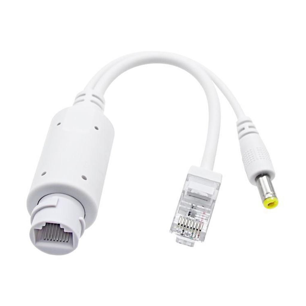 Outdoor Ready 48V to 12V PoE Splitter Adapters, IEEE802.3af, for Surveillances Cameras 12v Not-poe Devices Use