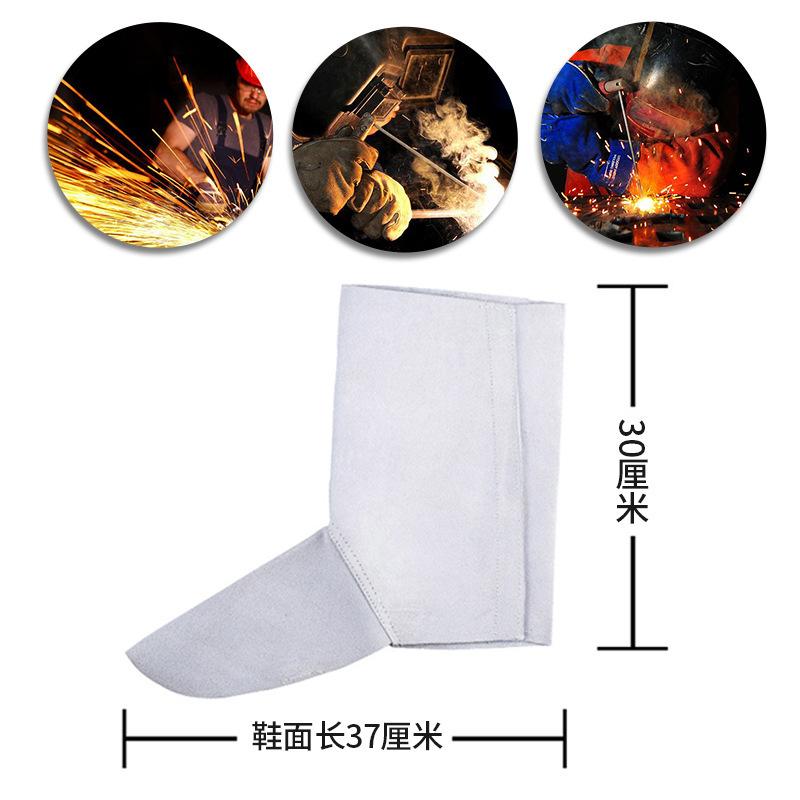 Чехол для ног из коровьей кожи для защиты рабочих Чехол для ног для сварки — фото 3